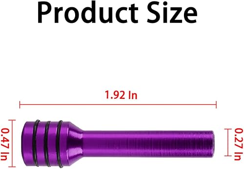 Miniatura 2 de BESULEN 8 pomos de bloqueo de puerta de automóvil, cubiertas de bloqueo automático de aleación de aluminio, perillas de bloqueo interior automotriz,