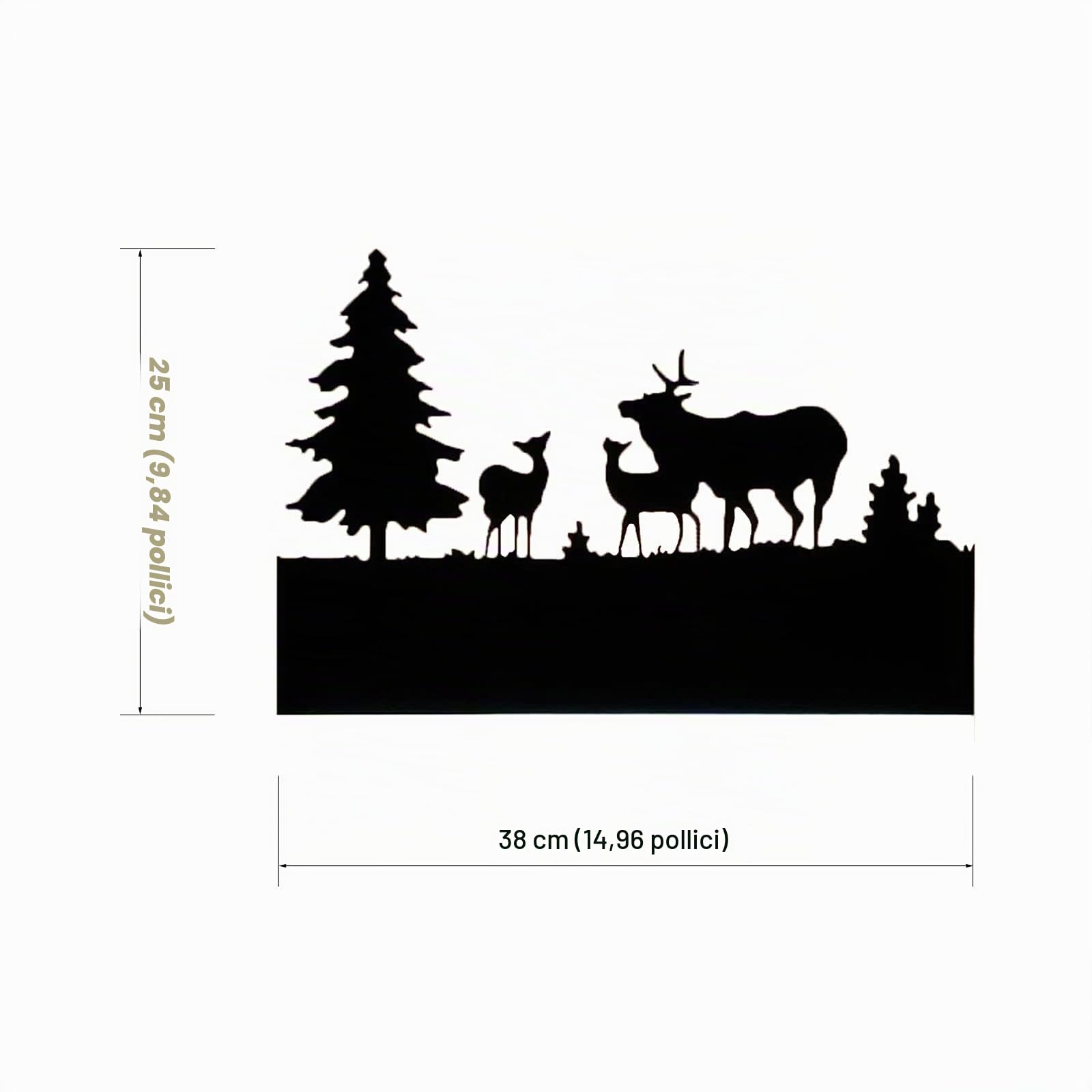 LED Lampada da Parete Interno 12W, Moderna Acrilico Applique da Parete Interni, Lampada a Muro su e giù Ferro Corpo Cervo Design per Camera da Letto Soggiorno Corridoio Le Scale,3000k Bianco Caldo