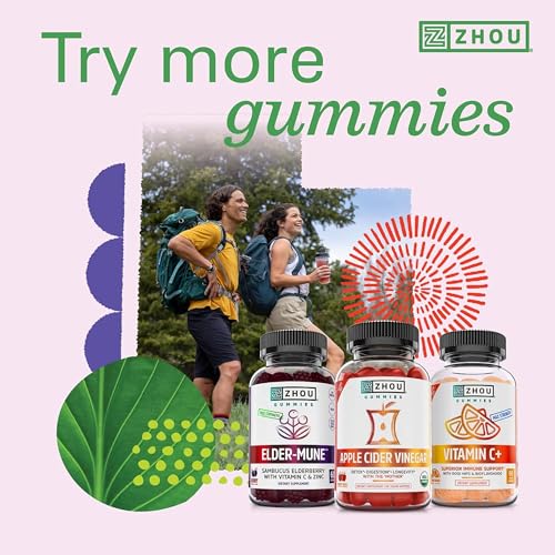 Image of Zhou D3+K2 Supplement - 60 Veggie Gummies (Pack of 1)