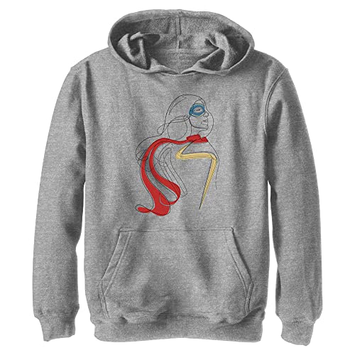 Sweat à capuche Marvel fille et garçon taille S chaud et léger en maille gris chiné