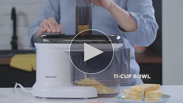 Starfrit Electric Mandolin - 11 Cups - 7-in-1 (Dicing