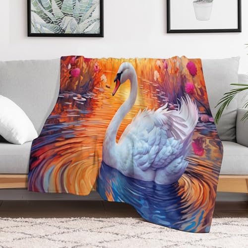 Couverture en flannel abeille douce pour canapé | Cocooning - 3