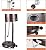 Patio Heater Propane with Cover - Outdoor Heaters for Patio Propane Heater Floor Standing with Wheels - Commercial Stainless Steel Gas Space Heaters for Outside Tent Camping, Porch, Pool and Garden