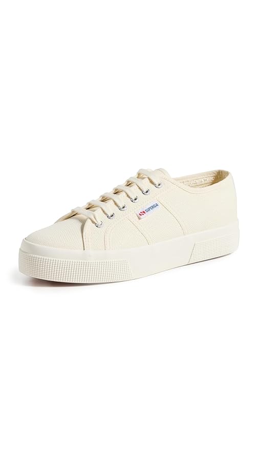 Amazon.com | Superga Unisex 2740 Platform Sneaker, Beige