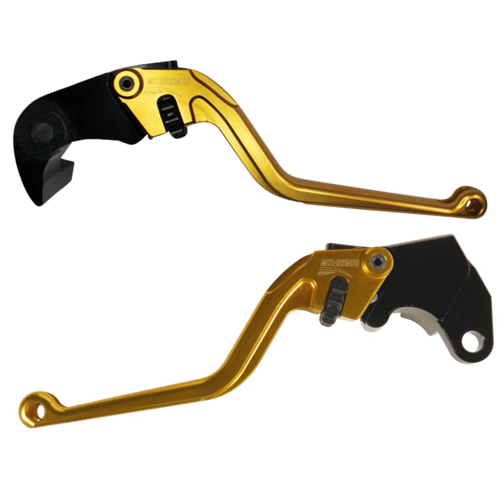 Palancas de oro Accossato para Suzuki Gsxr 750 mecanizado de alta precisión