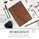 XXL-Notizbuch Leder-Optik, DIN A4: Tagebuch, Blanko Note Book, Journal für Notizen, Kunstleder Einband, Hardcover, 164 leere Seiten, Geschenk Vintage, Terminplaner, Reisetagebuch, Journaling Buch