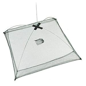 Er is een verbeterde versie 4 Zijde 60-100 cm, garnalen, nylon voernet, vouwbaar, gemakkelijk te dragen net