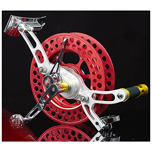 Professional Outdoor Kite Reel Wheel, 3 Gears Shiftable, With Labor-Saving Belt & Bag, Kite String Winder With Anti-Reverse & Lock, Kite Line Winder Grip Wheel (Color : Red) #TOP29