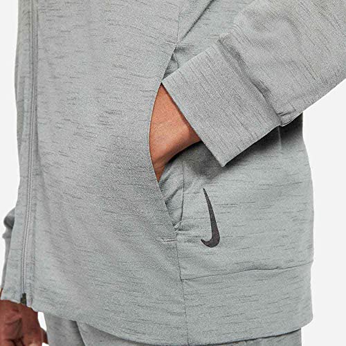 Nike Yoga Dri-FIT Big & Tall Men's Full-Zip Hyper Dry Light Jacket Hoodie - Image 5