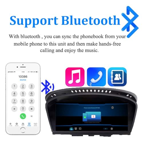 Android 12 Touchscreen 8.8'' para BMW Series 3/5/6 miniatura 4