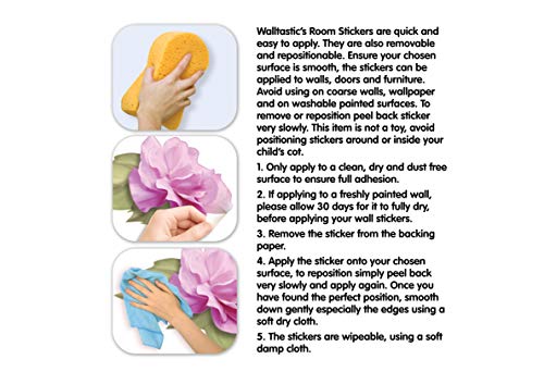 Walltastic Wt45996 Magical Unicorn Large Character Sticker, Multicolor #TOP3