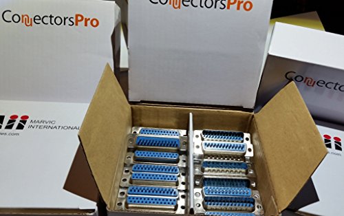 10 pares conectores DB25 macho y hembra tipo soldadura miniatura 3