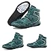 Youth Boxing Shoes,Fashion Breathable High Top Kids Wrestling Shoes,Professional Lightweight Athletic Fighting Boots,Unisex,for Walking/Training/Weightlifting (Color : Green, Size : 6)