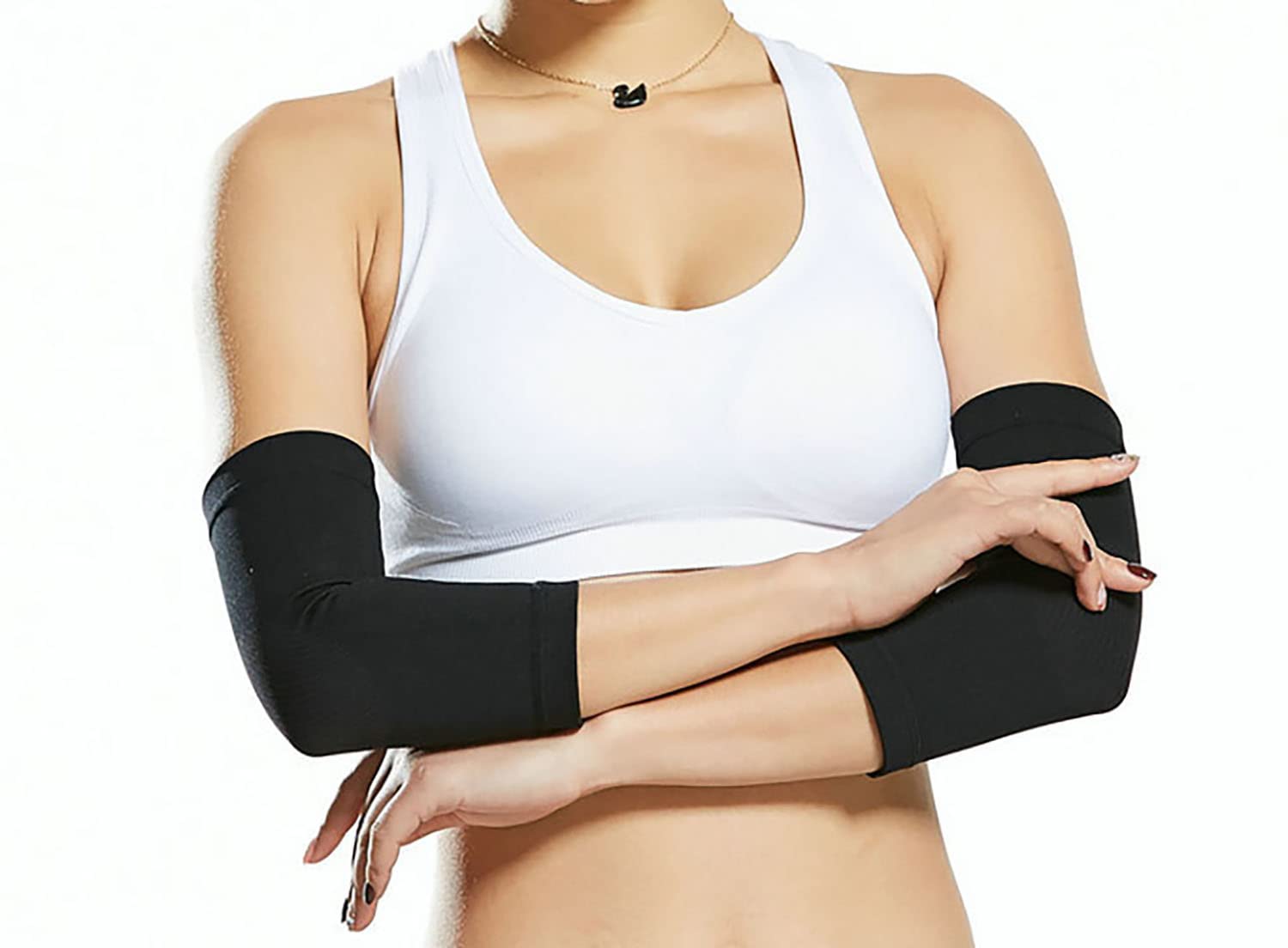 SVDpirit Elbow Brace Compression Sleeve (Pair) Elbow Compression Support Brace for Tendonitis Prevention, Recovery HSZ001BXL