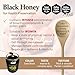 Tualang Black Honey 1.8oz (TA 11.5+, Pollen Count 4.0M+, Pollen Variety 100+) Intense Choice for Women Preservation, Wild-ripening on 250ft Treetop, Raw, Unpasteurised, Unfiltered
