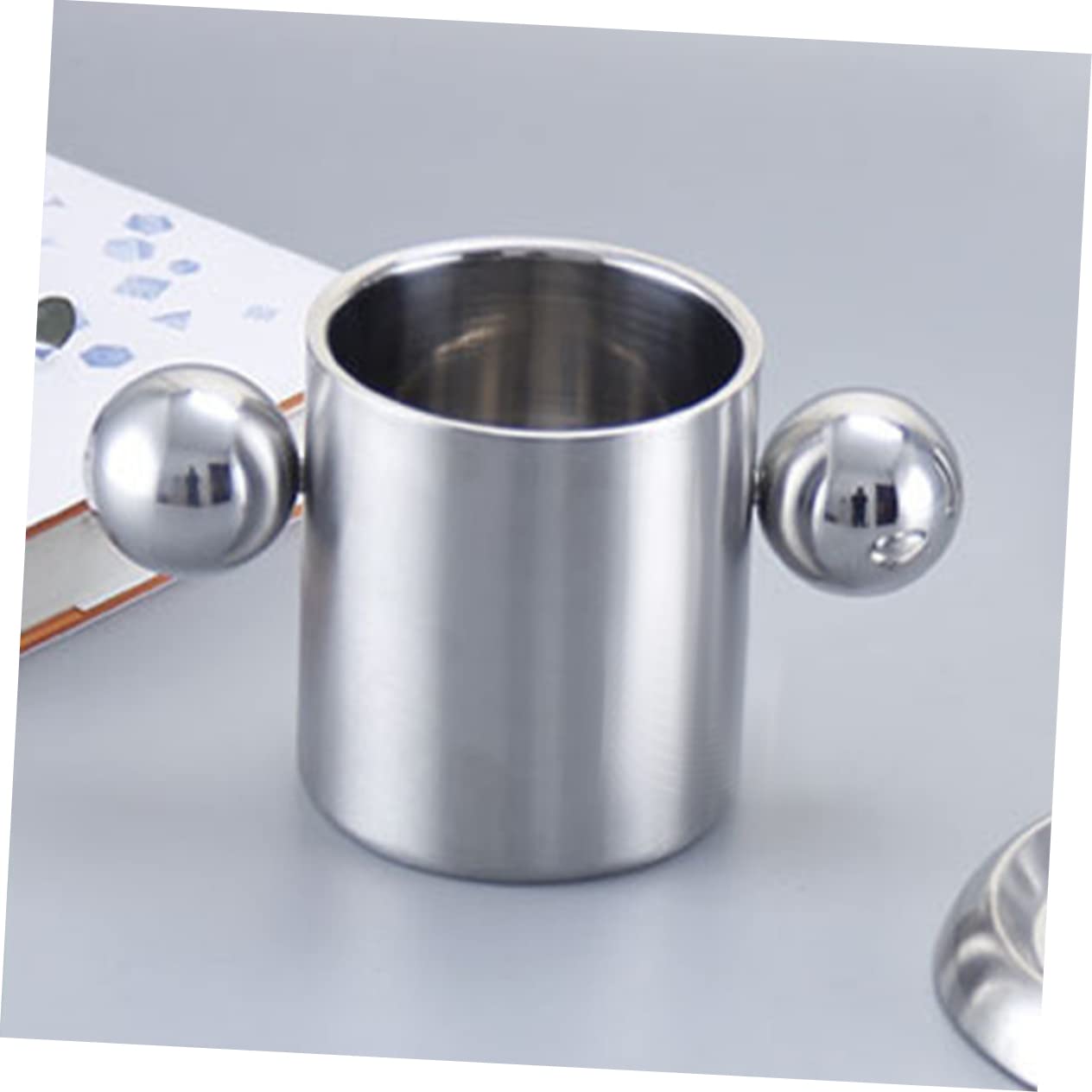 Hemobllo Lot De 2 Gobelets À Double Paroi En Acier Inoxydable Pour Camping Randonnée Eau Café Usage Domestique
