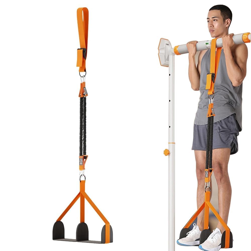 Sarini Pull Up Assistance Bands,Heavy Duty Resistance Band,Strength Training Band for Home Gym Fitness,Workout Straps,Adjustable Weight/Size with Feet/Knee Rest