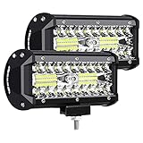 120W LED作業灯 ワークライト ２個セット 投光器 LED 12v 24v 防水 省エネ バックライト コンボビーム MC-2-BEAMSTLT