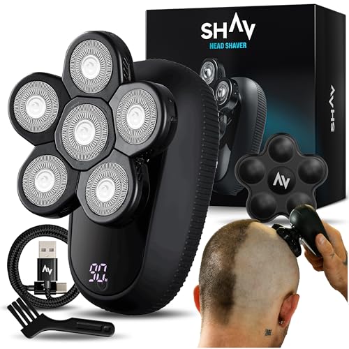 Фото - Електробритва Shav Golarka elektryczna do głowy Crowner maszynka do golenia głowy golarka elektryczna męska rotacyjna obrotowa wodoodporna