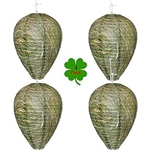 Outward Creations Wasp Nest Decoy - 4 Pack - Safe Fake Nest