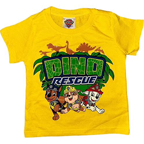 Nickelodeon Paw Patrol Little Boys Three-Piece Short Set (6, Dino) #TOP1