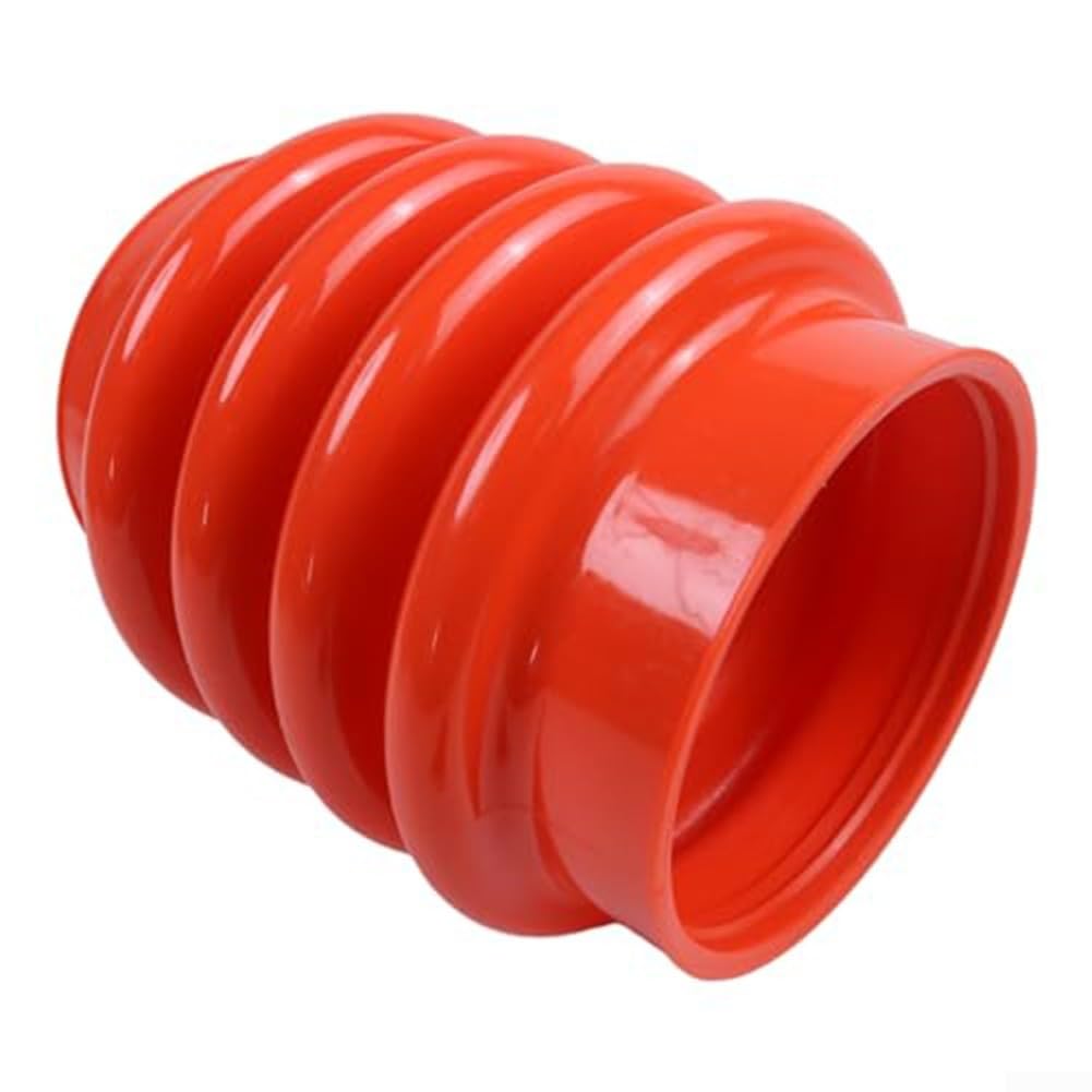 Bellow Boot 3540-10010 compatible con Mikasa MT70 MT72 MT74 MT75, cubierta de sellado antipolvo Rammer, funda de plástico resistente, 160 mm ID 250 mm de altura, naranja