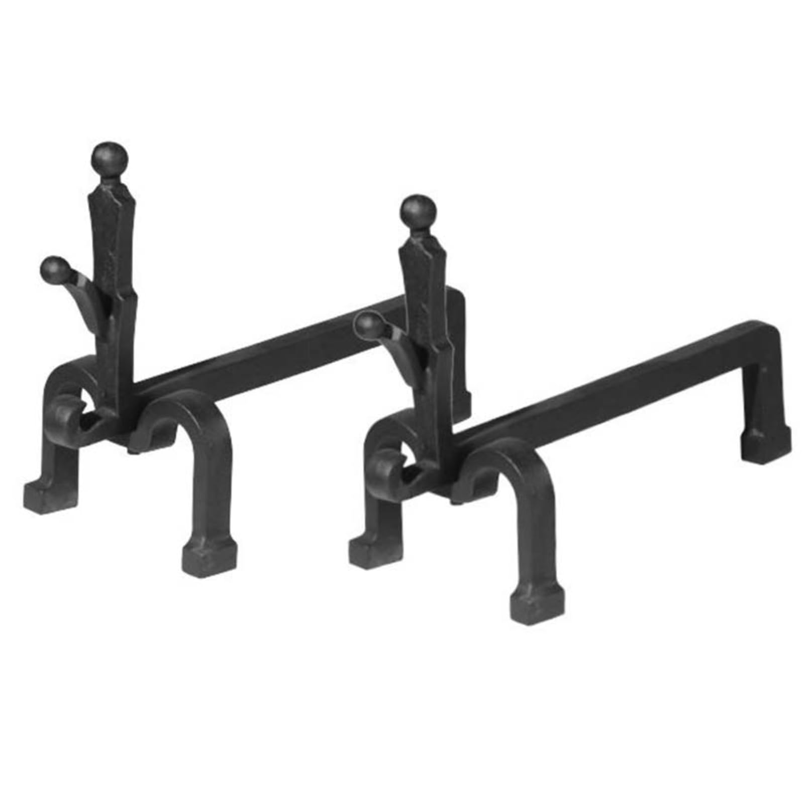 Lunaway - Paire d'ailes en Fonte pour cheminée à Bois (48 x 46 cm)