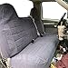 RealSeatCovers for Pickup Front Solid Bench Thick F23 RealSeatCoverss High Back Belt Cutout Custom Made Seat Cover for 1992-2010 Ford F-Series F150 - F550 (Charcoal)