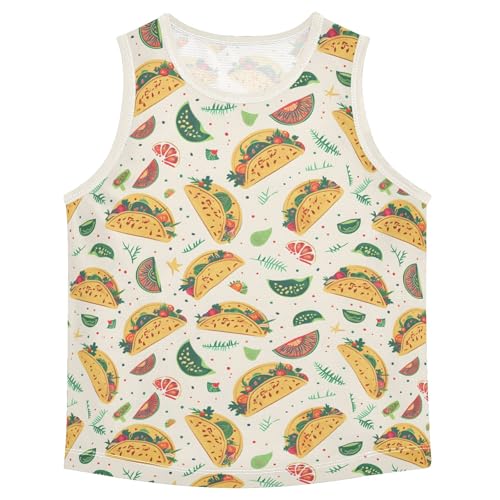 Delicious Taco Boys Tank Top Sleeveless Quick Dry Athletic T-Shirts 3-10T