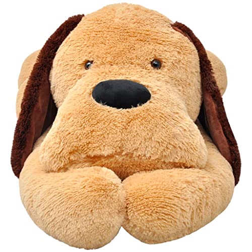 MCZY-Poupees-Coffrets-de-Jeu-et-Figurines-Jouets-Peluche-Chien-en-Peluche-Marron-160-cm MCZY Poupées, Coffrets de Jeu et Figurines - Jouets - Peluche Chien en Peluche Marron 160 cm – Image 5