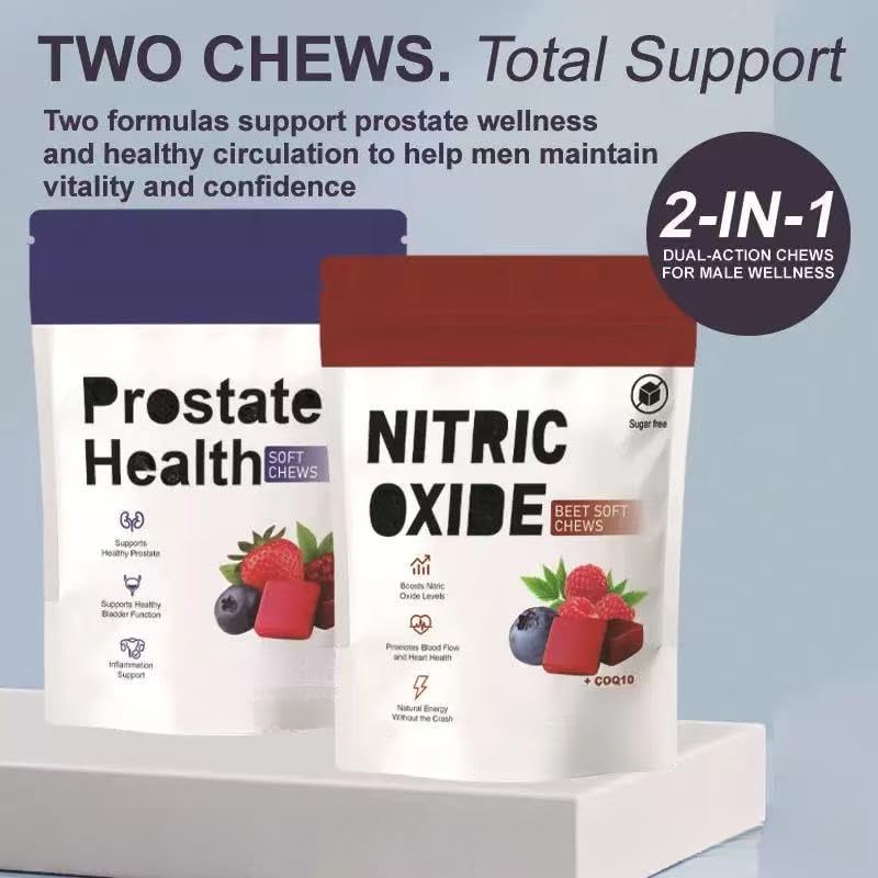 Esteroles vegetalesÓxido nítrico natural Salud de la próstata masculina | Hierbas naturales mixtas Ingredientes naturales suaves fácil de llevar en cualquier momento y lugar
