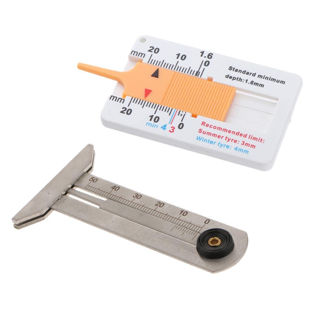 Car Steel +PolyTyre Tread Ruler Depth Gauge Meter Wheel Measuring Tool | eBay Motors | Parts & Accessories | Car & Truck Parts | Wheels, Tires & Parts | Tire Accessories