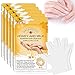 Produktbild 5 Paar Handmaske, Handhautreparatur-Erneuerungsmaske mit Infundiertem Kollagen, Hände Feuchtigkeitshandschuhe für Trockene, Alternde, Rissige Hände (Honig & Milch)