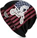 Produktbild Anemone Store Dirt Bike Motocross Supercross USA Flagge Männer Slouchy Beanie Hut Slim Baggy für Sommer Winter Unisex
