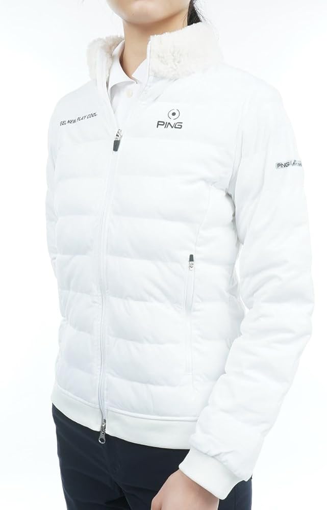 Amazon.co.jp: ピン レディース ゴルフウェア 中綿ジャケット 秋 冬