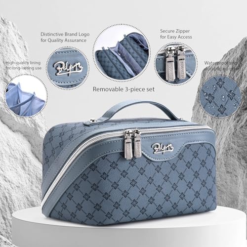 Travel Makeup Organizer, Compact Lightweight Accessory for Travel and Daily Use - BOYATU M detail image