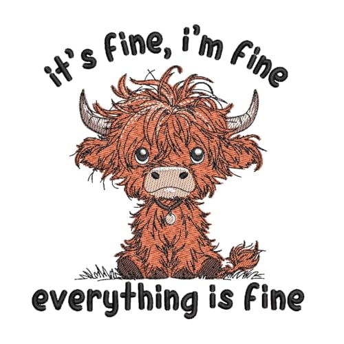 HKLIOPU Highland Cow Cross Stitch Kits for Adults 11CT Printed Cross Stitch Kits Stamped Embroidery Kits for Adults Wall Art Home Decoration 12x12inch(LZ147)