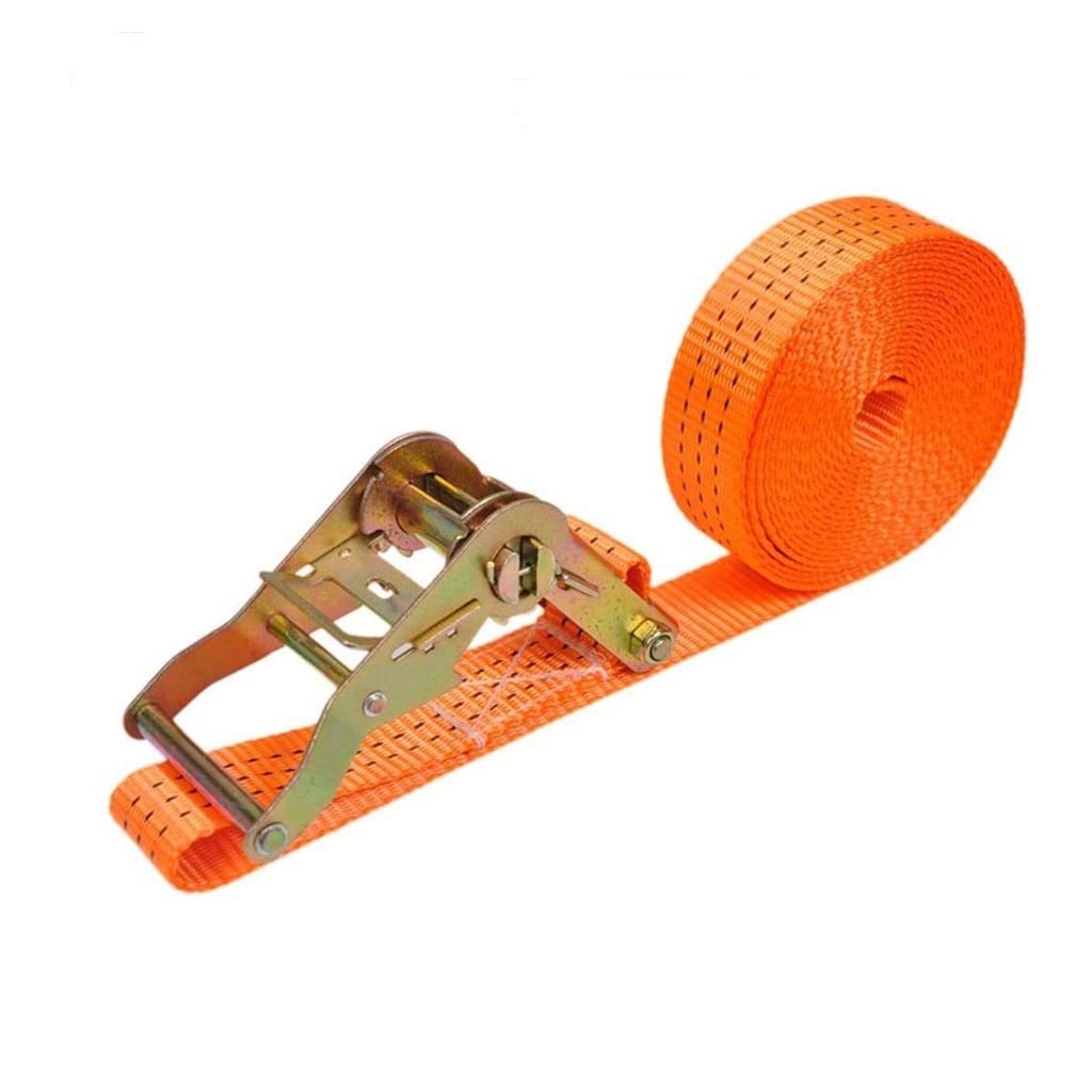 Correas de Amarre con trinquete Correas tensoras de 4400 lbs Correas de Amarre para Camiones Grandes, automóviles, mercancías en Movimiento, Cinturones de fijación de Carga (Color : Double Hook, Siz