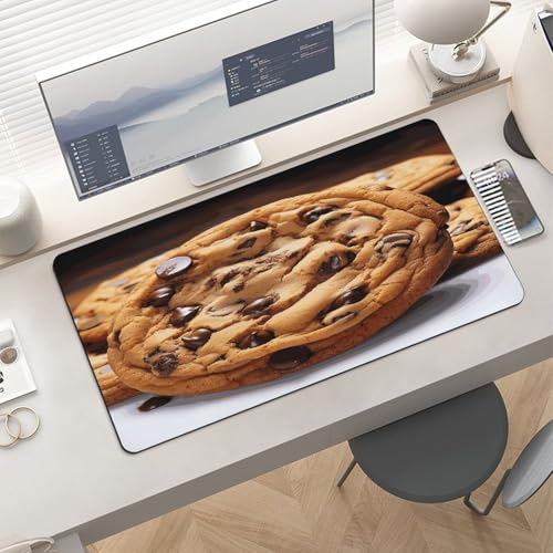 Base para mouse grande de caucho antideslizante estilo Chocolate Cookie miniatura 6