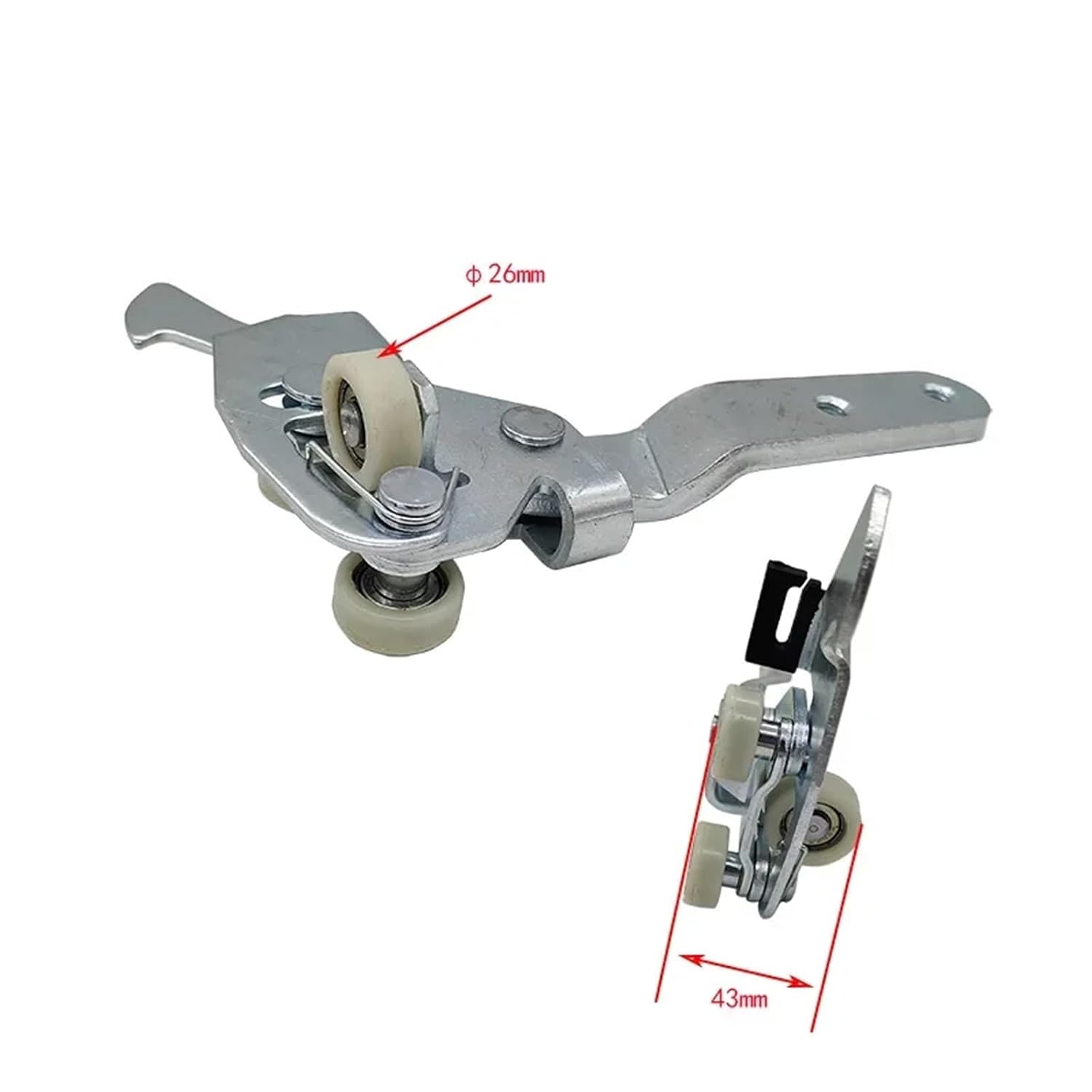 car Hinge Wheel Compatible with Fiat for Ducato 2002 2003 2004 2005 2006 Sliding Door Roller Guide Right Rollers Assembly 1352331080 1335807080