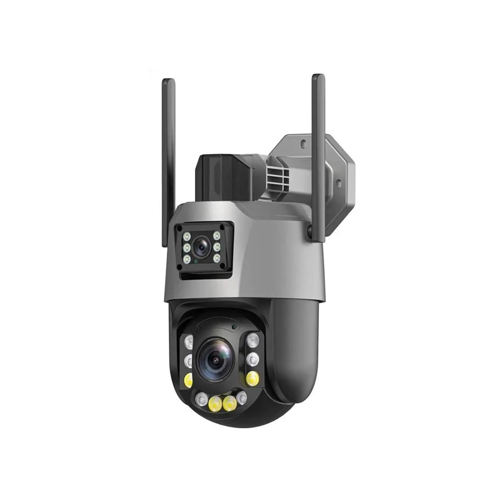 cámaras de Seguridad, Cámara PTZ De 8 MP con Zoom 50x, Wi-Fi, Doble Lente, 4K, 20x, For Vigilancia Exterior, Alcance Visión Infrarroja Ultralargo 120 Metros(8MP 20X NO SD Card)