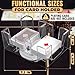 Canasta Card Holder - 6 Deck Plastic Revolving Card Game Holder Playing Cards Tray Rotating 360° Organizes Multiple Decks for Canasta, Poker and More | Lightweight, Durable with Smooth Rotation