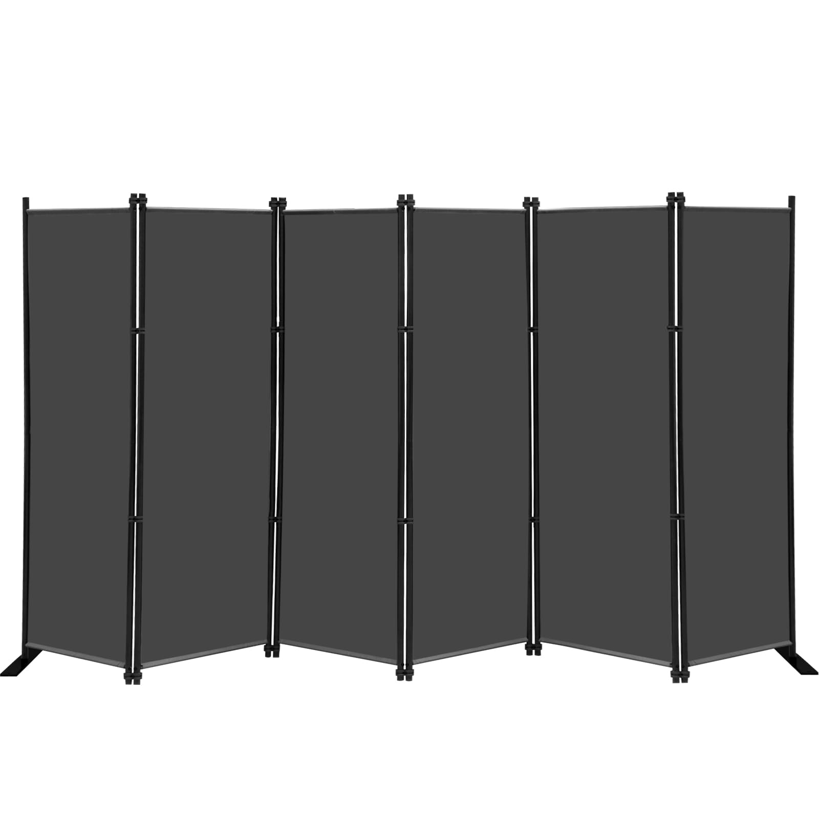 Indoor Raumteiler 6-TLG Paravent Raumtrenner Raumteiler Trennwand Umkleide Sichtschutz Spanische Wand Wohnzimmer Schlafzimmer | Umkleide Sichtschutz Spanische Wand Wohnzimmer Schlafzimmer 305x45x183 cm (BxTxH)