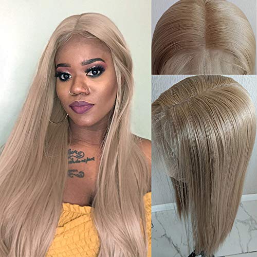 Lovigs Hair 13x6 Glueless Lace Front Wigs Heat Resistant Kanekalon Fiber Synthetic Hair