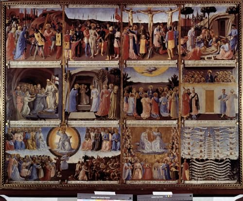 Décoration murale affiche Fra Angelico pour masquer les imperfections murales