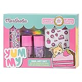 manicura rusa en barcelona Alta calidad IDC INSTITUTE Cupcake Set Manicura con stickers