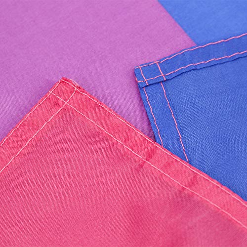 luckymeet Bandeira do orgulho bissexual de 3x5 pés - Bandeiras de arco-íris LGBT Bi Gay LGBT Acessór