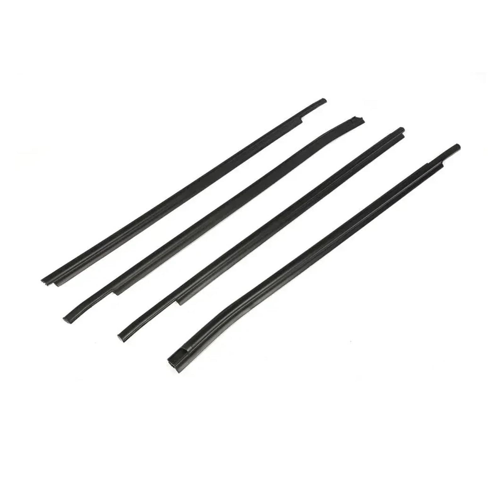 Gtdtkganak One Color Door Window Weatherstrip For Toyota For Tundra Crew Max 2007-2019 Outer Window Weatherstrip Glass Seal Belt Trim (Oe# 68160-0C020) 4Pcs