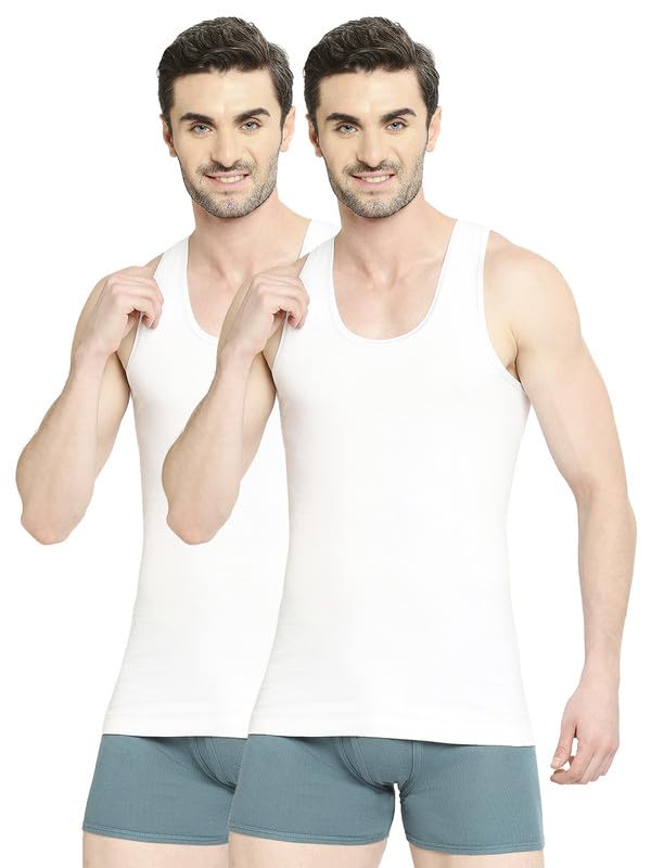 vip Nawab Men's Regular Fit Premium Cotton Vest |Extended Length for Easy Tuck (Combo Pack)-picture-56
