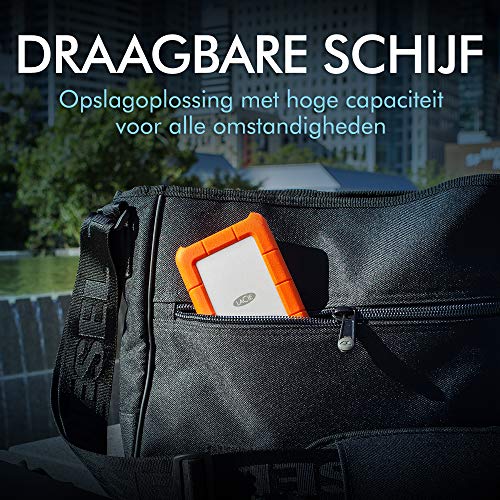 LaCie Rugged Mini, 2 TB, Draagbare Externe Harde Schijf, 2,5", USB-C, Voor Mac & PC, 1 maand Adobe CC All Apps, 2 jaar Rescue Services (LAC9000298) - Image 3